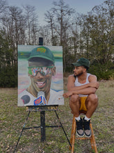 Load image into Gallery viewer, "XXIII" Black Canvas Replica (27x36")
