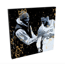 Load image into Gallery viewer, "BRON &amp; KOBE" Canvas Replica
