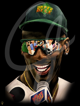 Load image into Gallery viewer, "XXIII" Black Canvas Replica (27x36")
